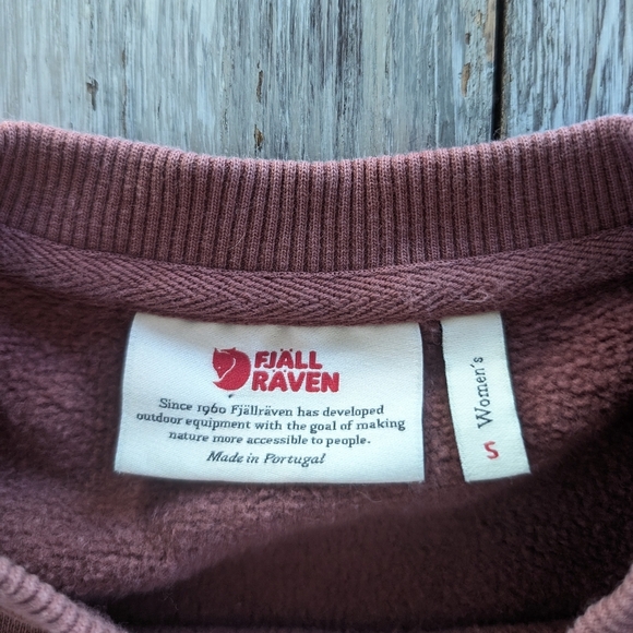 Fjallraven Logo Sweater Crewneck Women's Small - Picture 6 of 9